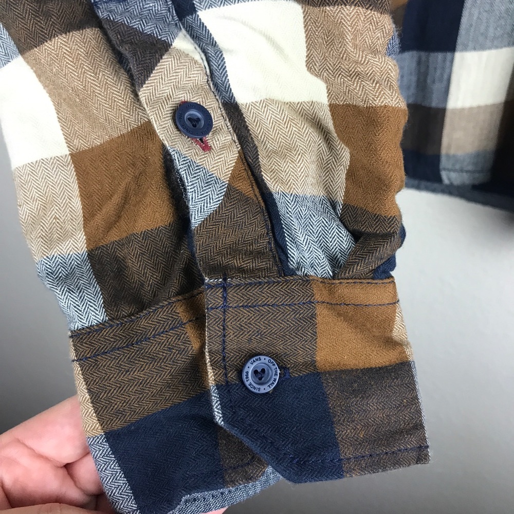 🛑 SOLD 🛑 VANS I Men’s Flannel Button Down Med - Picture 4 of 8